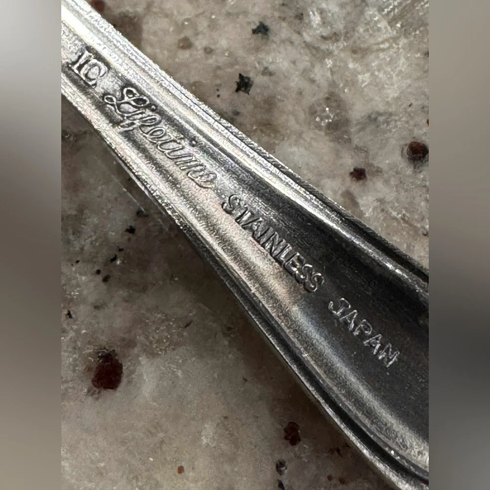 Vintage Lifetime cocktail 3 Elegant Silver Fork Set